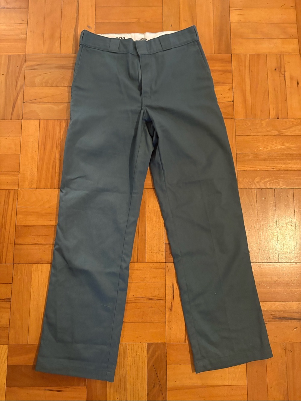 Dickies Men's Straight Chino Pants in Slate Green